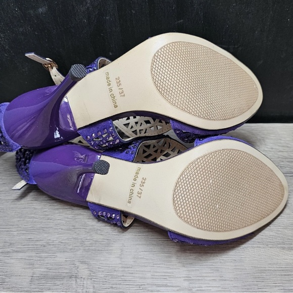 Women's Purple Stiletto Heels-Size 6.5 NWT - Picture 7 of 10